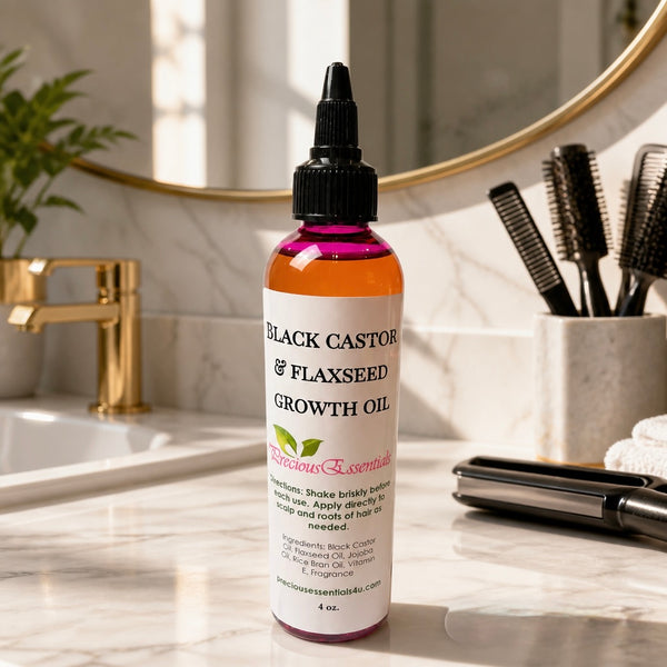 Black Castor & Flaxseed Growth Oil for Hair