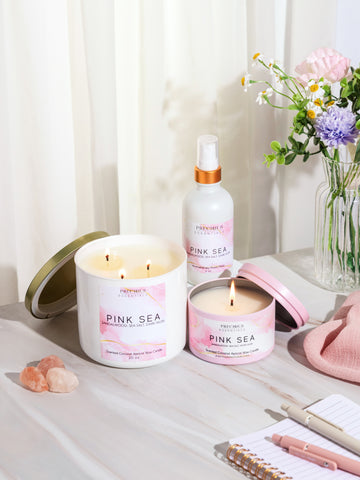Pink Sea Candle